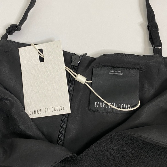 C/MEO COLLECTIVE Black Romper NWT Size S - Picture 6 of 12